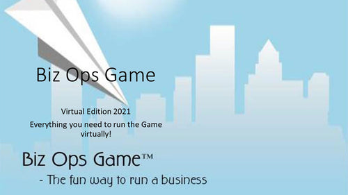 Biz Ops Game - Virtual Version